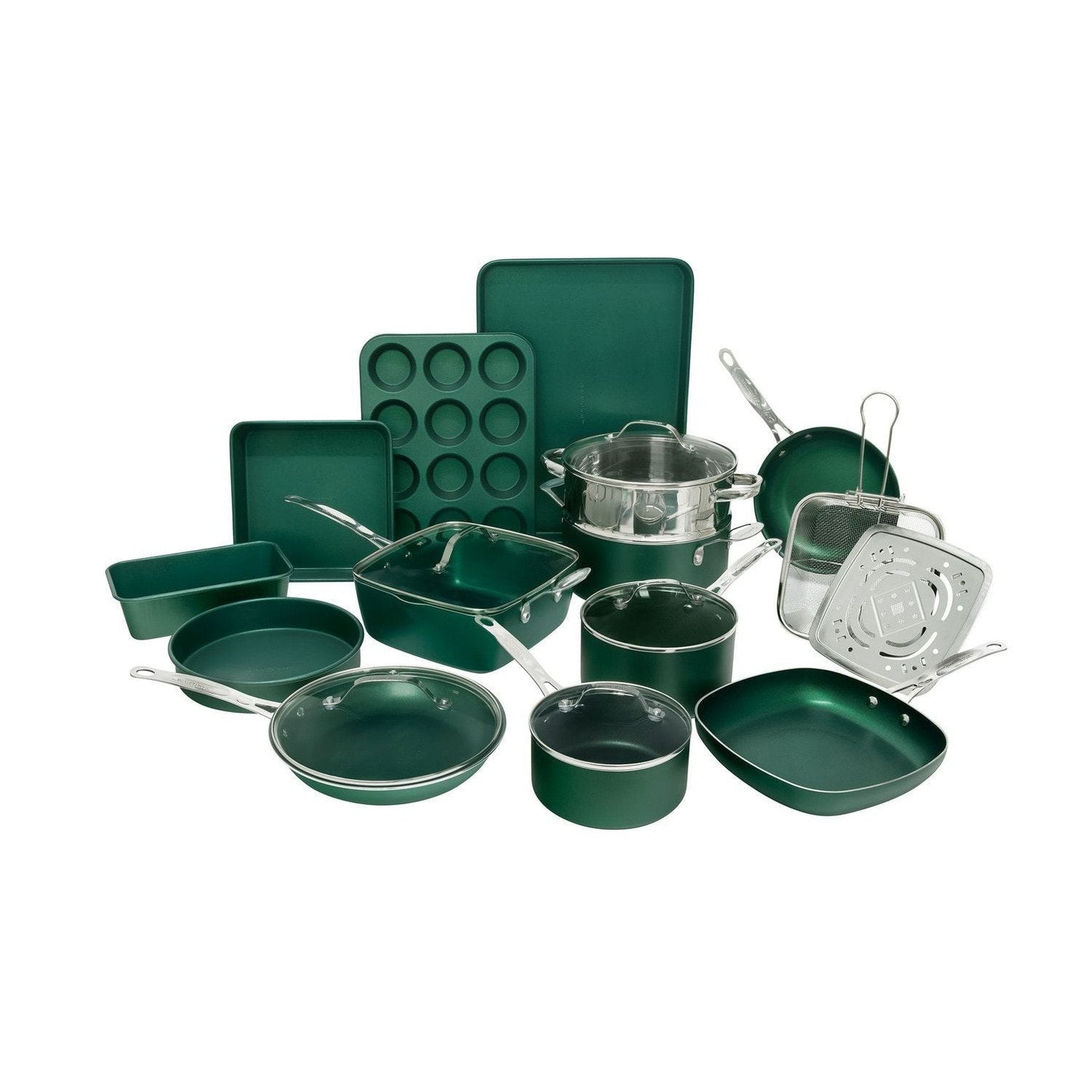 🔥 20pc Kitchen In A Box - Cook, Bake, Steam, Fry - Complete Set