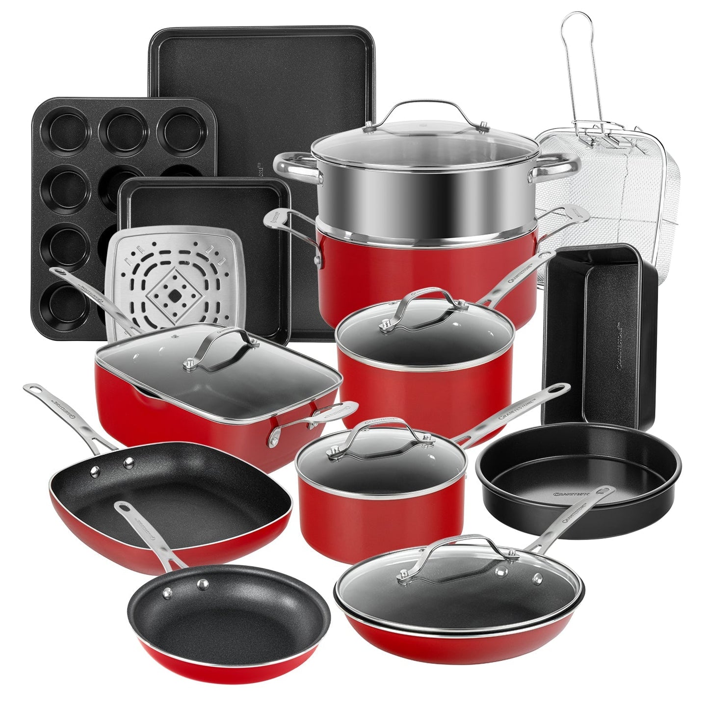 🔥 20pc Kitchen In A Box - Cook, Bake, Steam, Fry - Complete Set